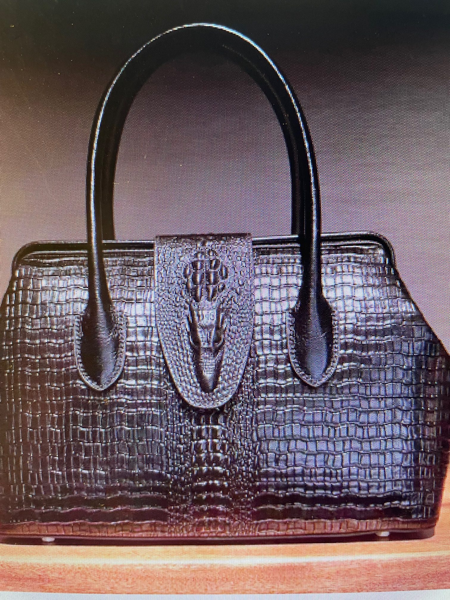 Leather Handmade EP35] Cover a Luxury Crocodile Bag for Lady - Free PDF  Pattern 