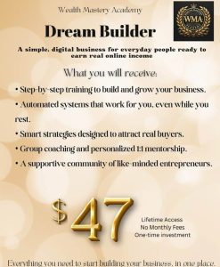 WMA Dream Builder Lifetime Membership